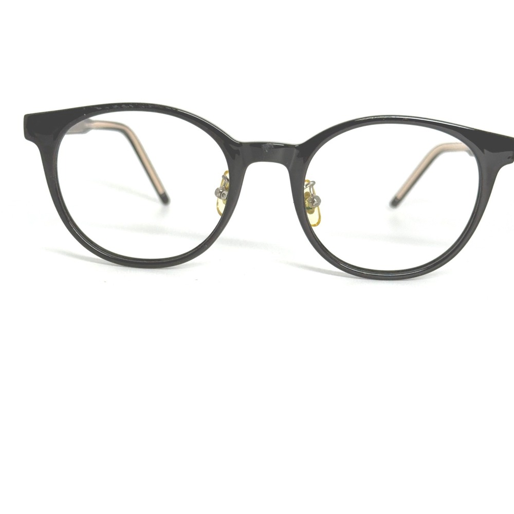 Acropolis‎ C1 Black Round Eyeglasses Frames 51-21-146 Retro Style Glasses 21921